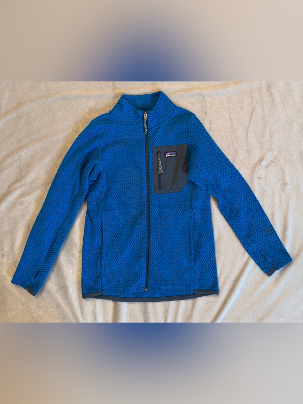 Patagonia Kids Blue Full-Zip Fleece Jacket